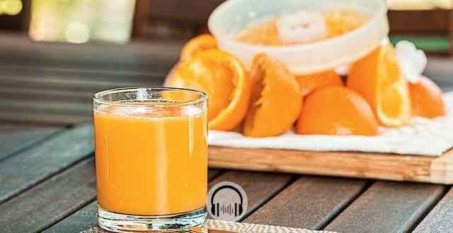 copo de suco de laranja da fruta