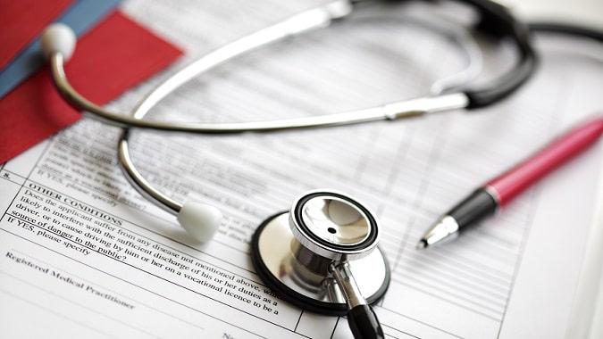 documentos médicos em uma recusa terapêutica