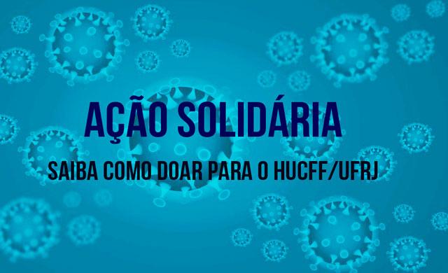 ação solidária para leitos da UFRJ durante coronavírus