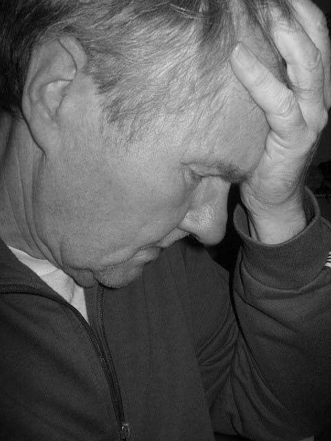 Homem com arterite de células gigantes