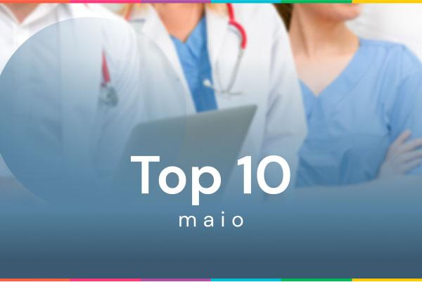 Top 10 de maio: Congressos ATS, ACOG e ESPGHAN, critérios de Duke e muito mais!