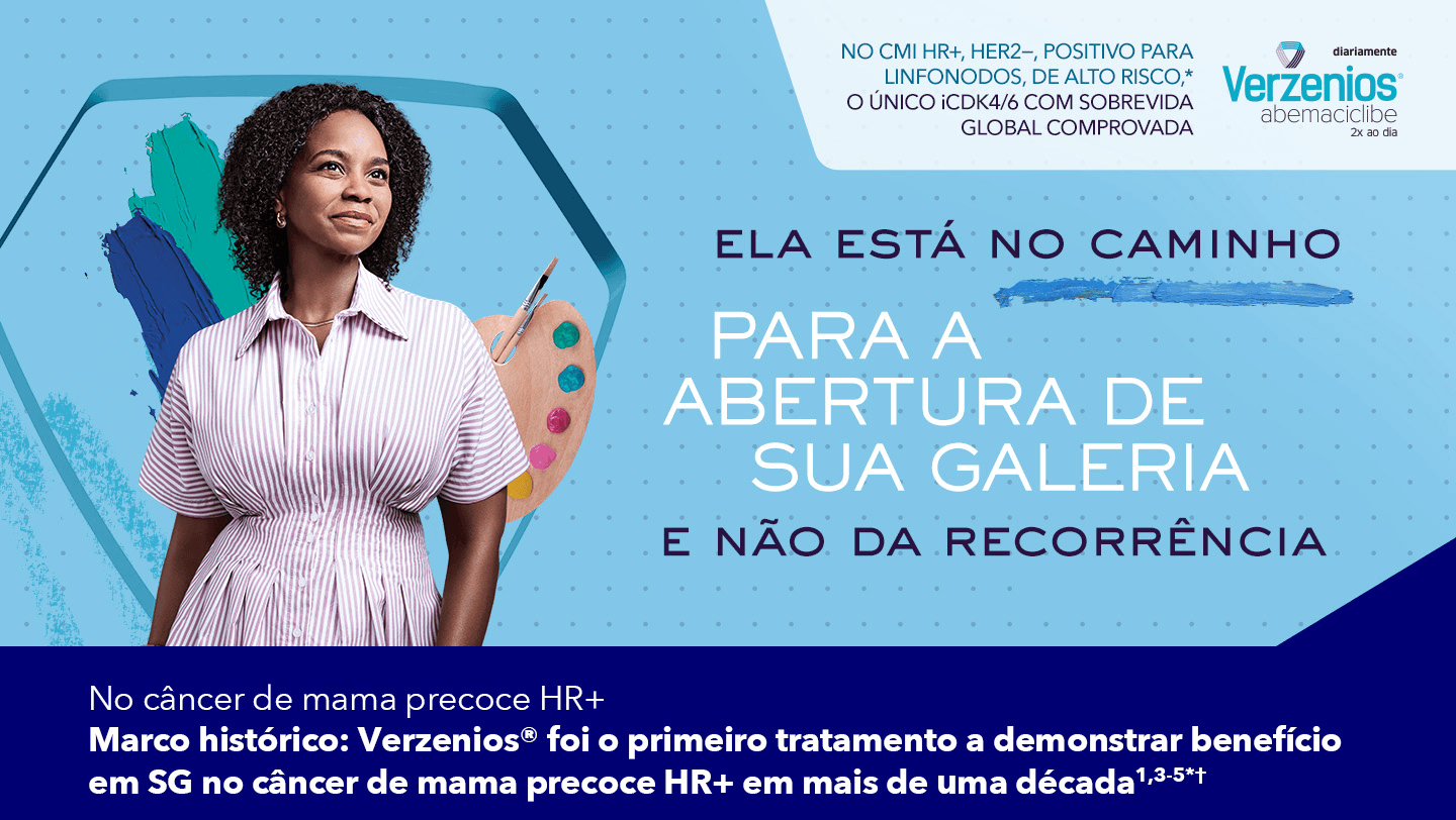Único iCDK4/6 a mostrar benefício de sobrevida global em câncer de mama precoce